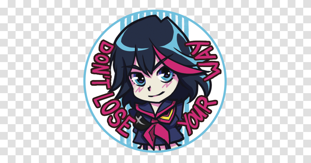 Rtil Ryuko Matoi Button Storenvy, Comics, Book, Manga, Poster Transparent Png