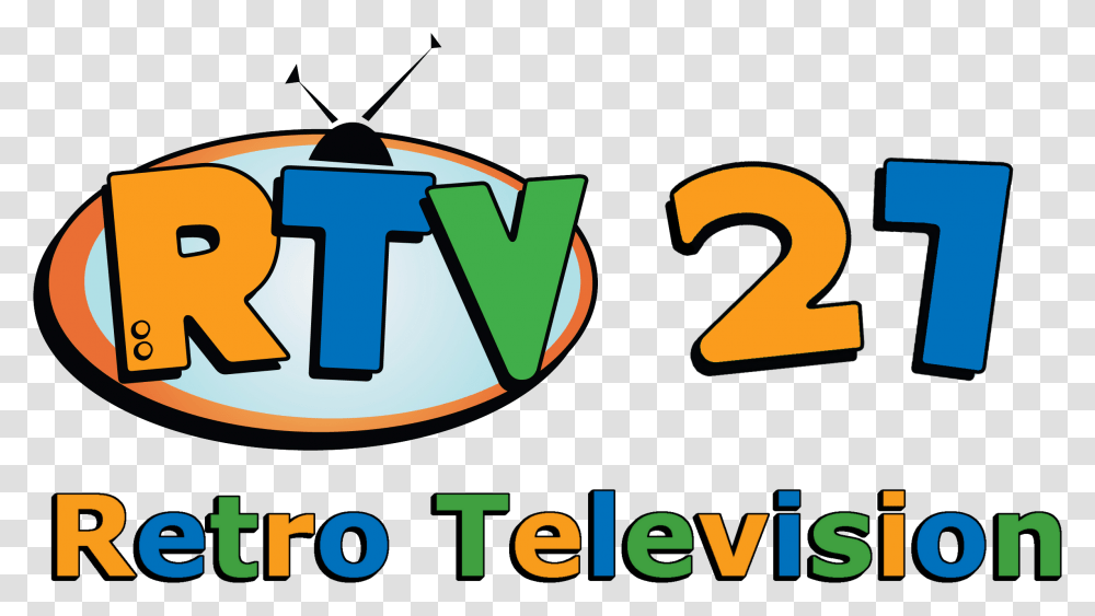 Rtv Web Logo Retro Television Network, Number, Trademark Transparent Png