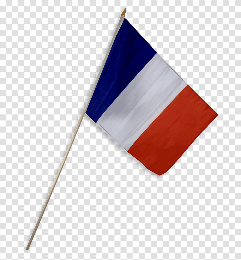 Ru Flag France Flag 12 X 18 Inch On Stick French Flag On Pole, American Flag Transparent Png
