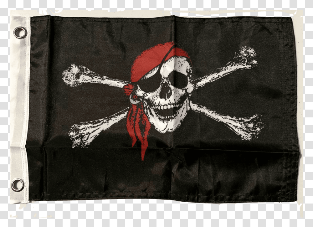 Ru Flag Inches Pirate Red Hat Flag Jolly Roger Flag, Painting Transparent Png