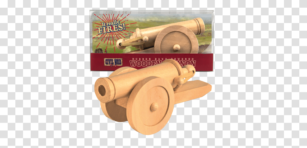 Rubber Band Powered Wood Cannon Cylinder, Weapon, Weaponry, Mortar Transparent Png