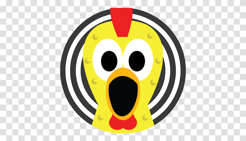 Rubber Chicken Horn Prank Many Gestures & Sounds Concentric Circles Red, Label, Text, Pillow, Cushion Transparent Png