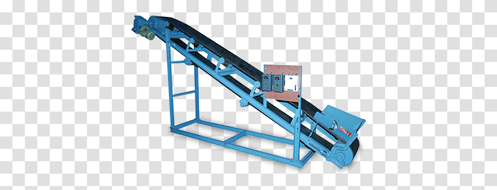 Rubber Conveyor Belt Fly Ash Bricks Belt Conveyor, Machine, Ramp, Aluminium, Pedal Transparent Png