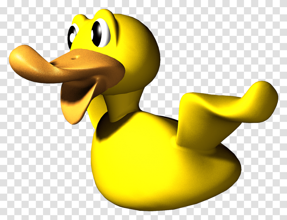 Rubber Duck Duck, Toy, Bird, Animal, Beak Transparent Png