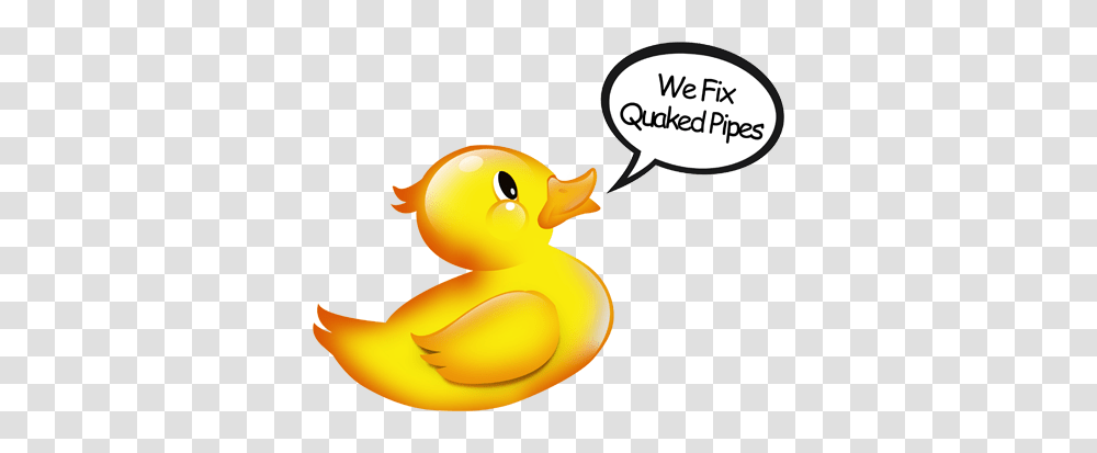 Rubber Duck Plumbing, Toy, Bird, Animal, Poultry Transparent Png