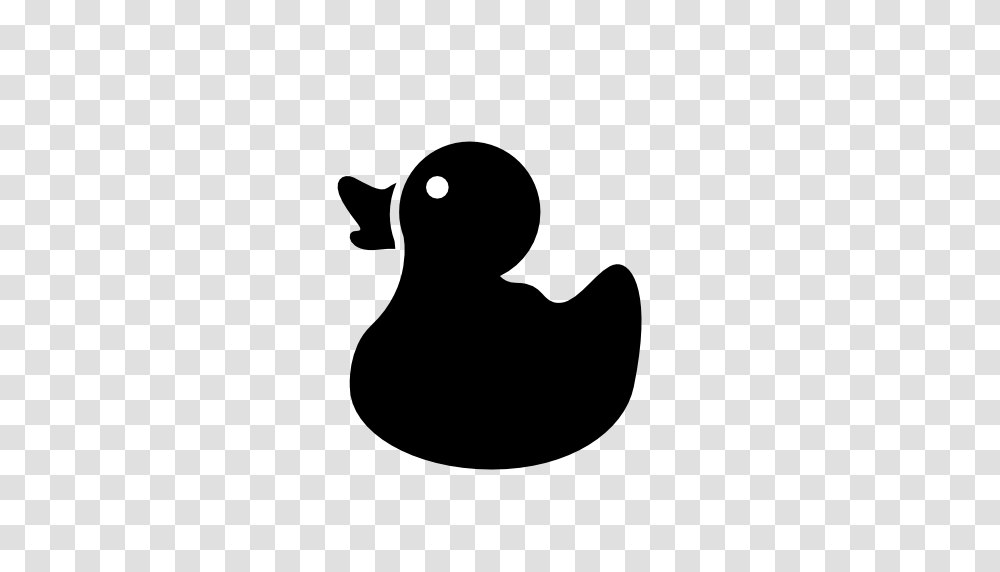 Rubber Duck, Silhouette, Stencil Transparent Png