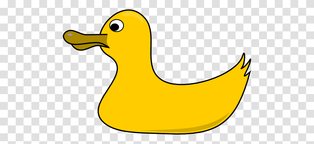 Rubber Duck Stencil, Banana, Fruit, Plant, Food Transparent Png