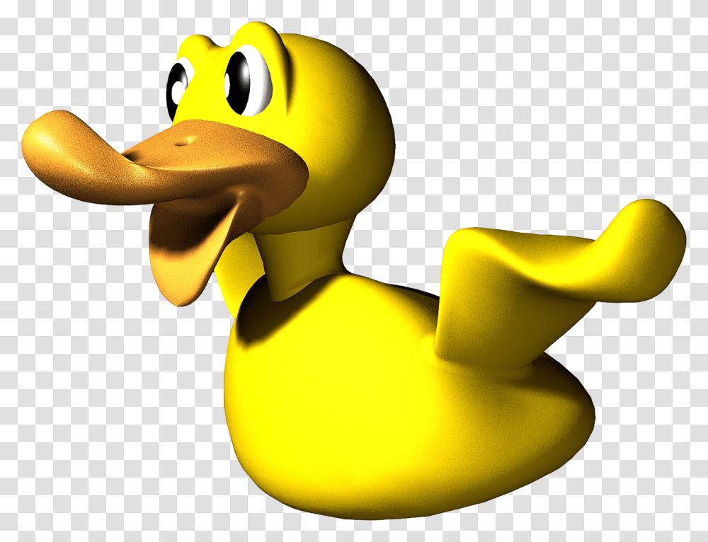 Rubber Duck, Toy, Animal, Bird, Waterfowl Transparent Png