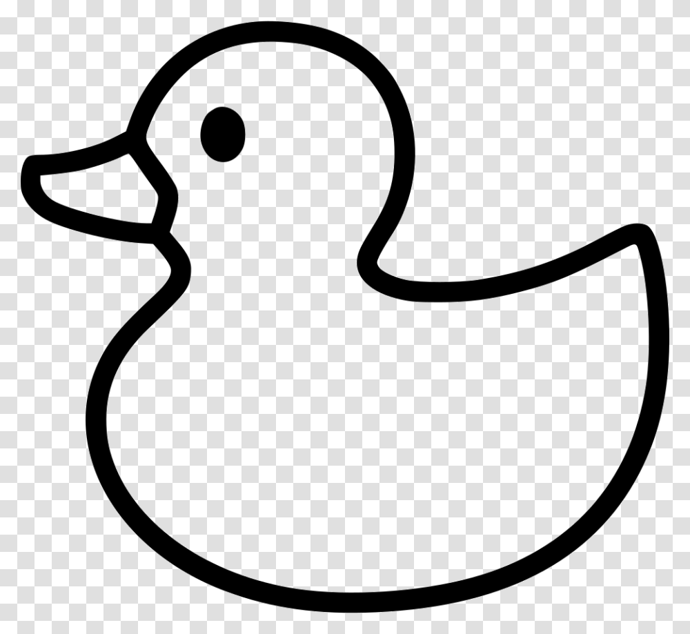 Rubber Ducky, Bird, Animal, Stencil Transparent Png