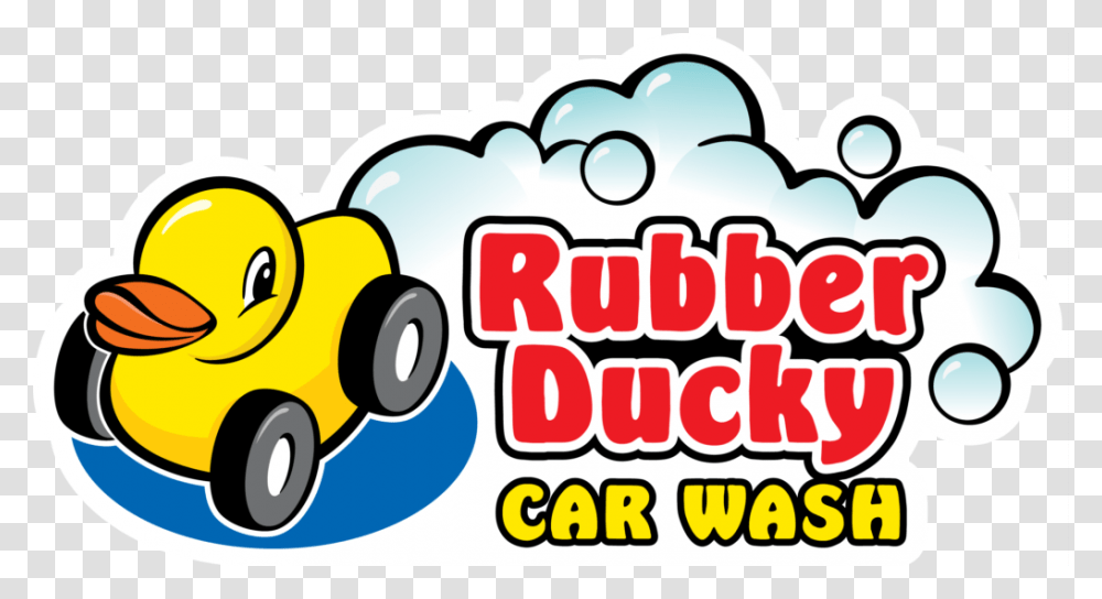 Rubber Ducky Car Wash, Label Transparent Png