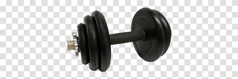 Rubber Dumbell Dumbbell, Hammer, Tool, Axle, Machine Transparent Png