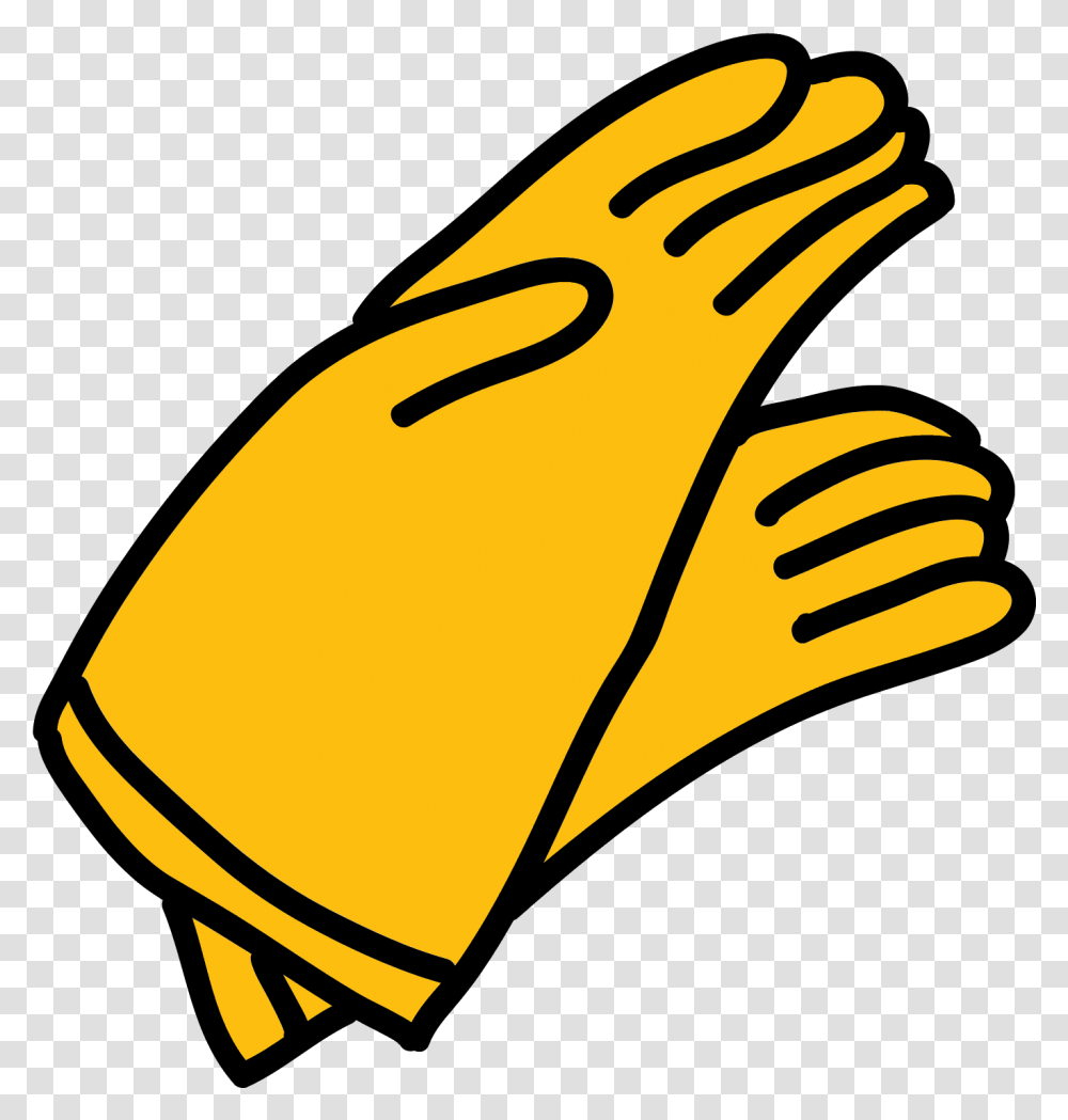 Rubber Gloves Icon, Apparel, Cutlery, Hardhat Transparent Png