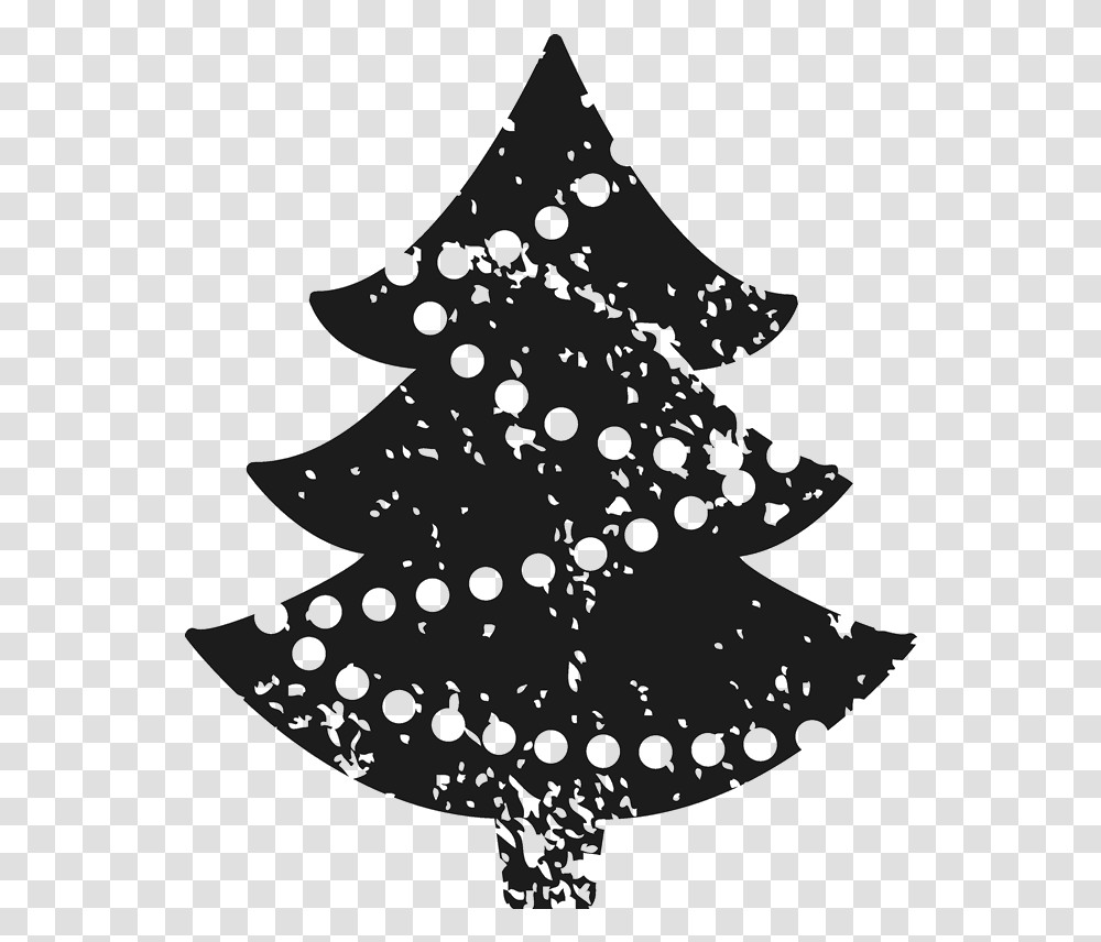 Rubber Stamp Christmas Tree, Leaf, Plant, Star Symbol, Silhouette Transparent Png