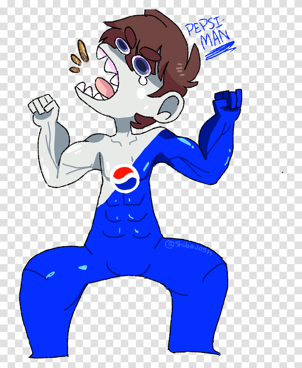 Rubberninja Loves Pepsi Cartoon, Person, Human, Performer, Hand Transparent Png