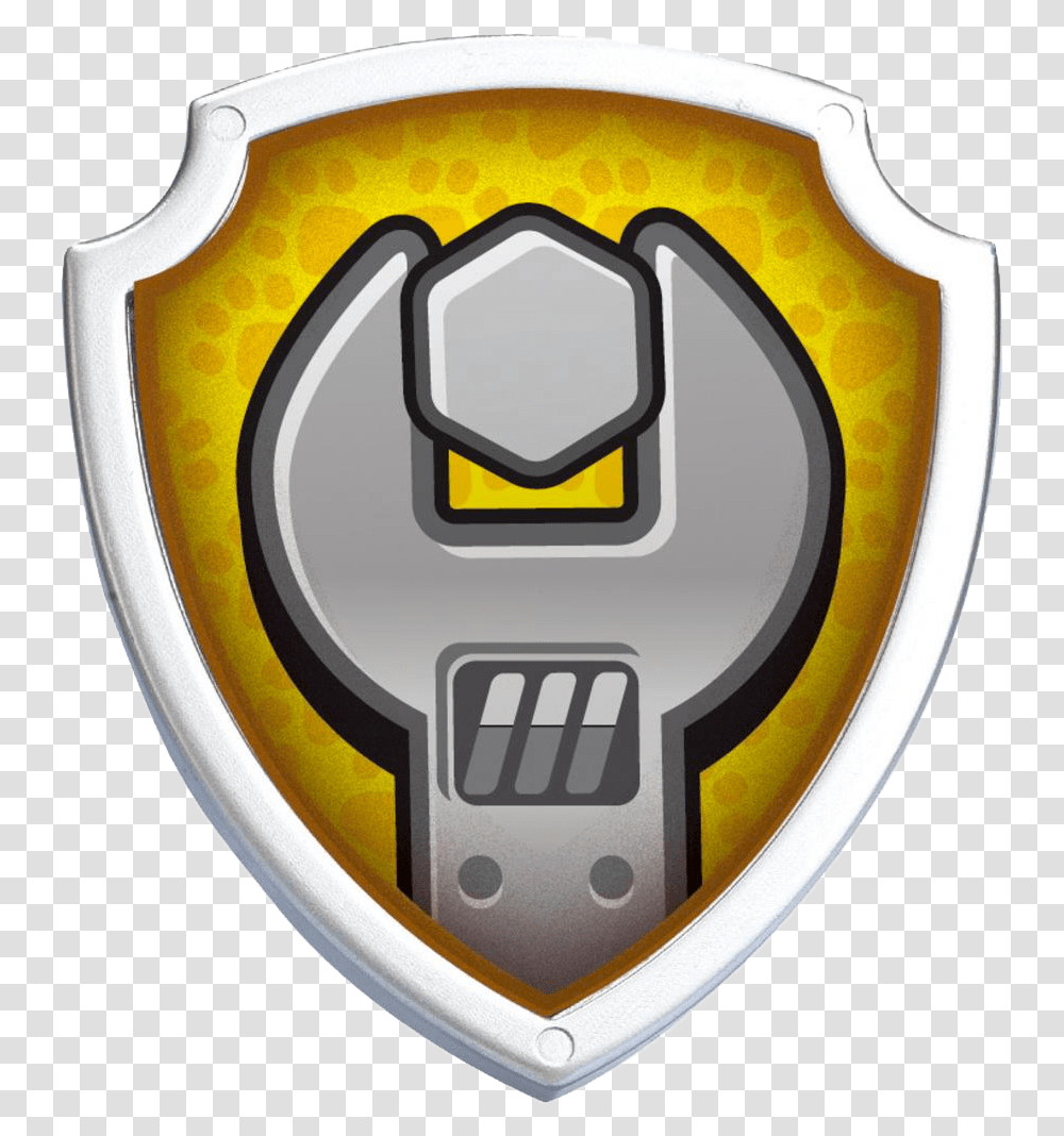 Rubble Paw Patrol Shield, Armor, Emblem Transparent Png