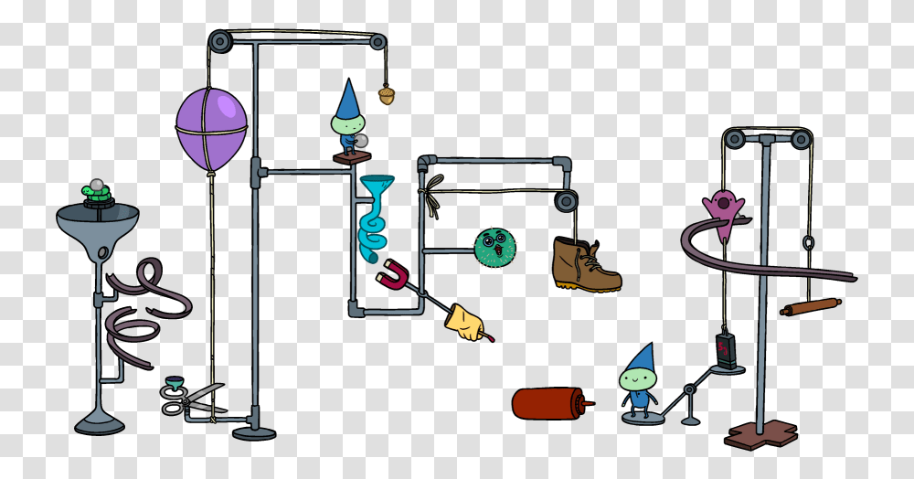 Rube Goldberg Machine Scissor Clipart Download Rube Goldberg Machine Illustration, Traffic Light, Shoe, Footwear Transparent Png