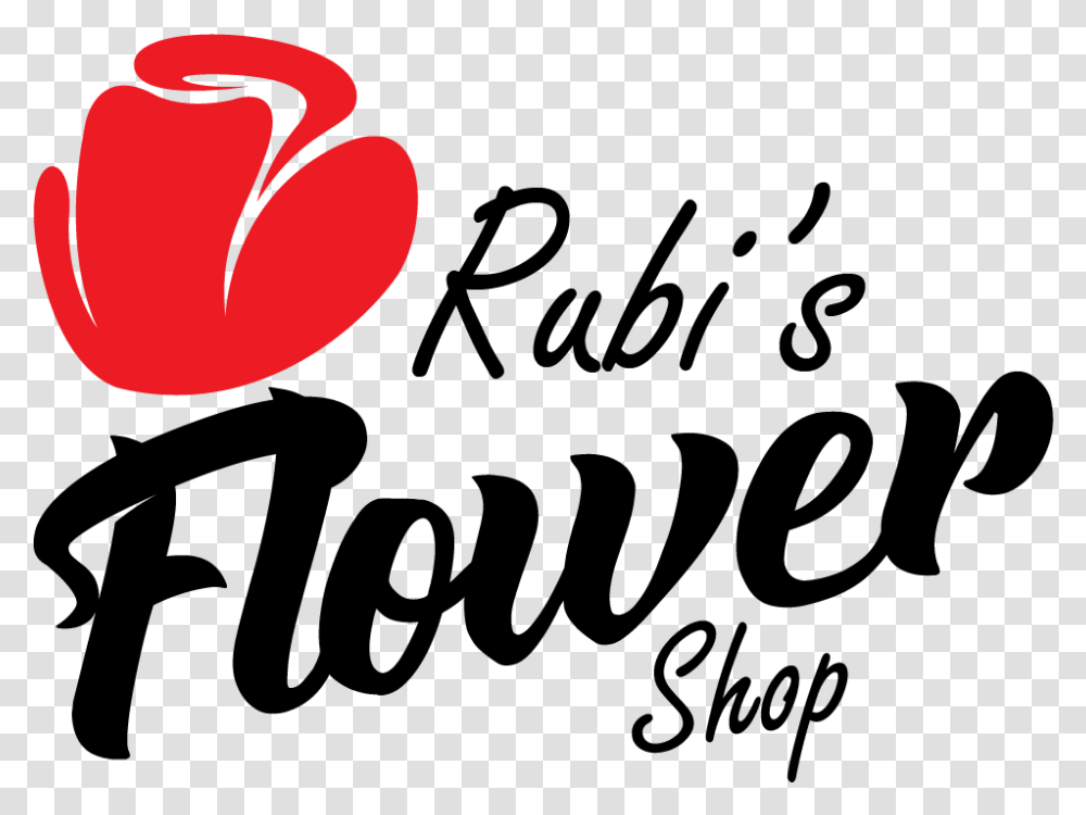 Rubi S Flower Shop Calligraphy, Heart, Plant, Blossom Transparent Png