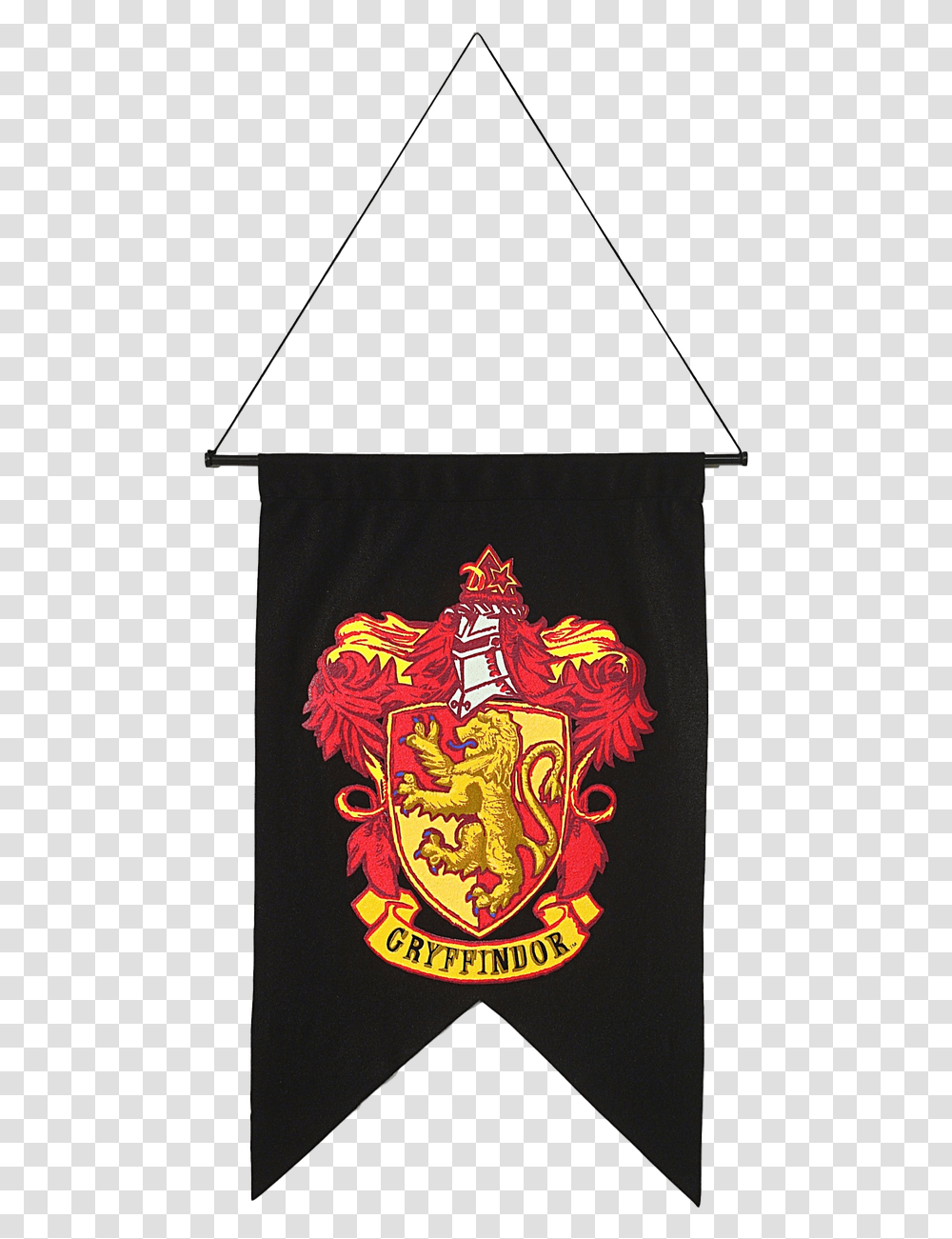 Rubie S Harry Potter Rare Gryffindor Banner Flag Banner Gryffindor, Emblem, Logo, Architecture Transparent Png