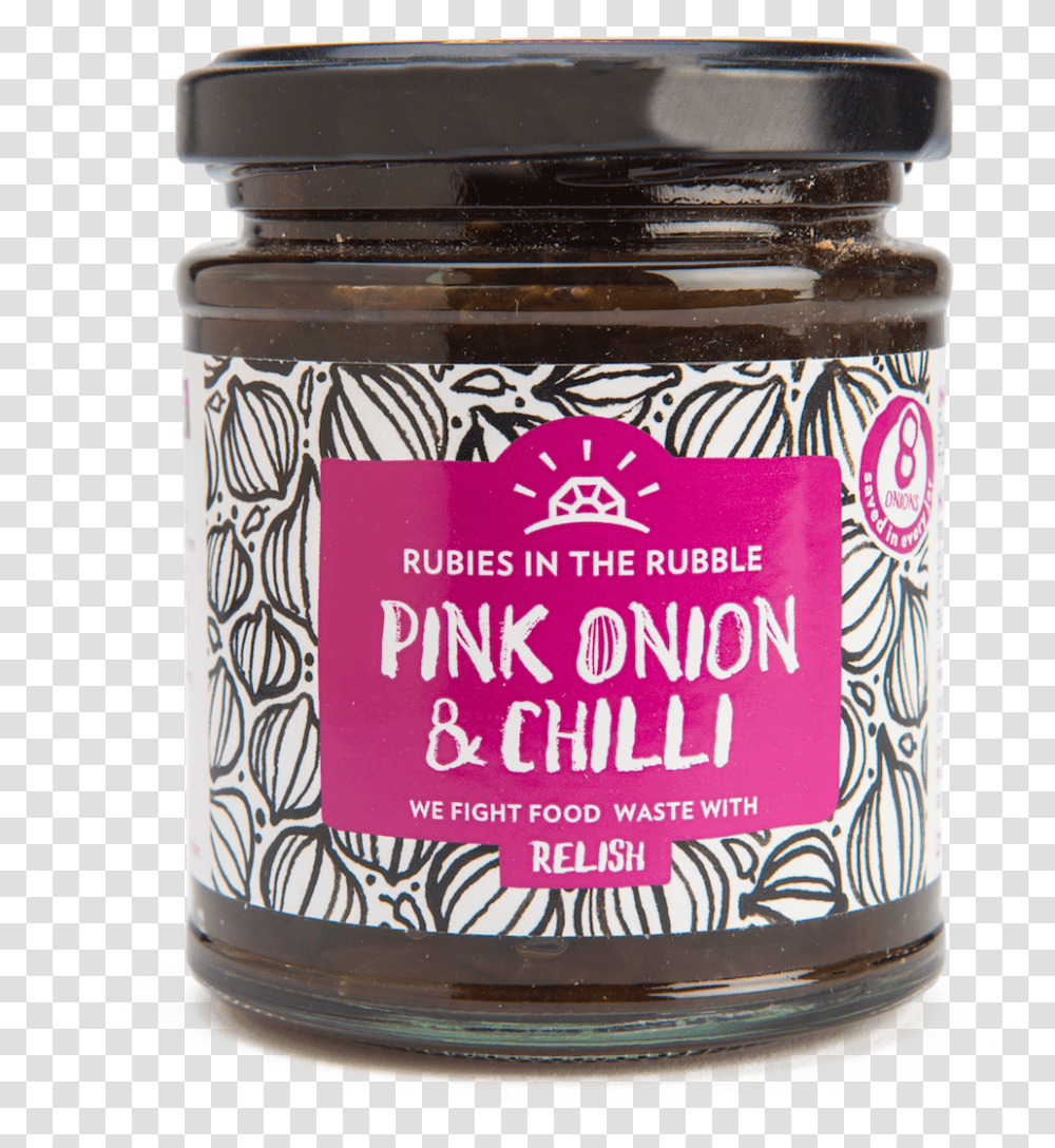 Rubies In The Rubble By Royston Labels Paste, Jar, Food, Jam, Plant Transparent Png