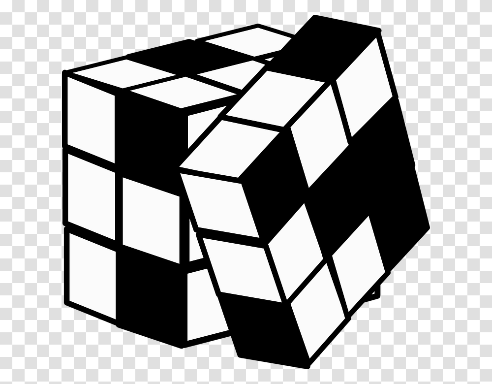 Rubik Cube, Stencil, Rug, Rubix Cube Transparent Png