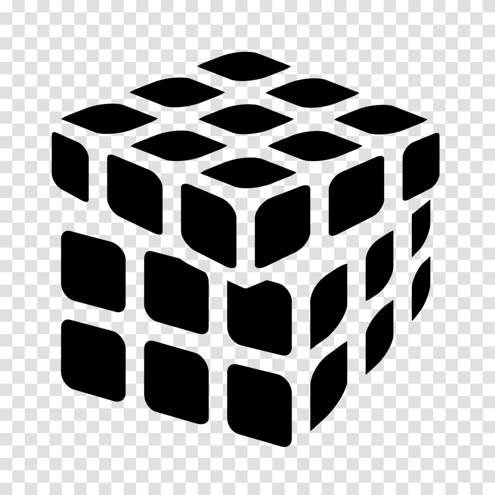 Rubiks Cube Filled Icon, Gray, World Of Warcraft Transparent Png