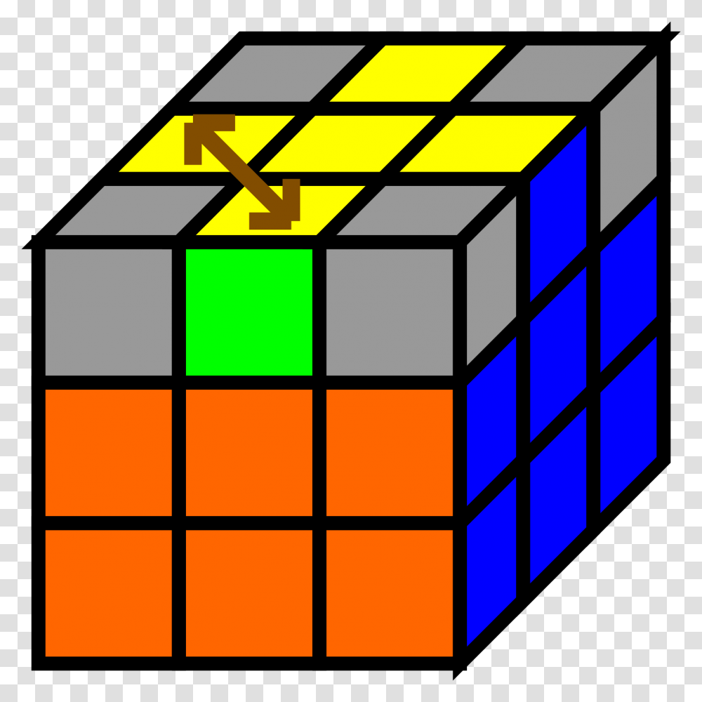Rubix Cube File Rubik's Cube Beginner's Method Rectangular Prisms With Cubes Transparent Png