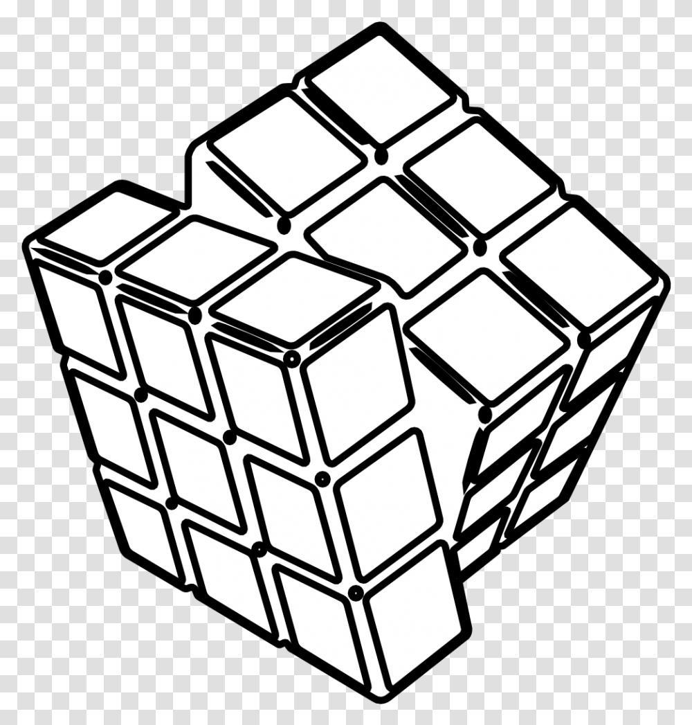 Rubix Cube In Black And White, Grenade, Bomb, Weapon, Weaponry Transparent Png