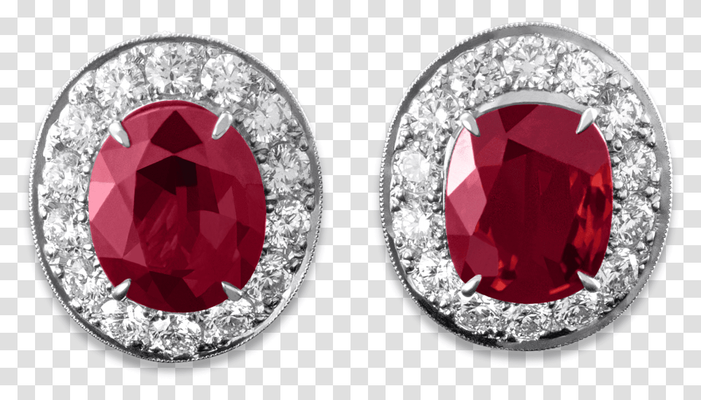 Ruby And Diamond Earrings Earrings, Gemstone, Jewelry, Accessories, Accessory Transparent Png