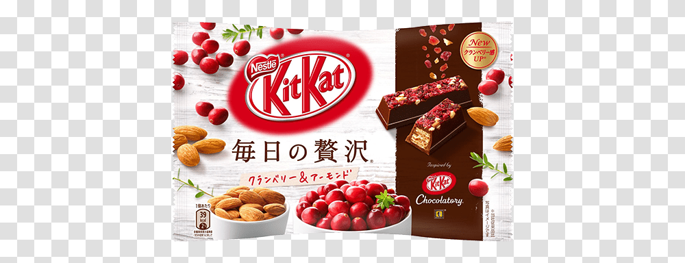 Ruby Chocolate Kit Kat, Plant, Sweets, Food, Fruit Transparent Png