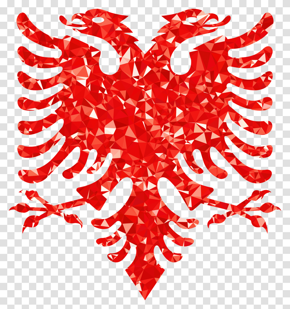 Ruby Double Headed Eagle Clip Arts Albanian Flag Clipart, Ornament, Star Symbol, Pattern Transparent Png