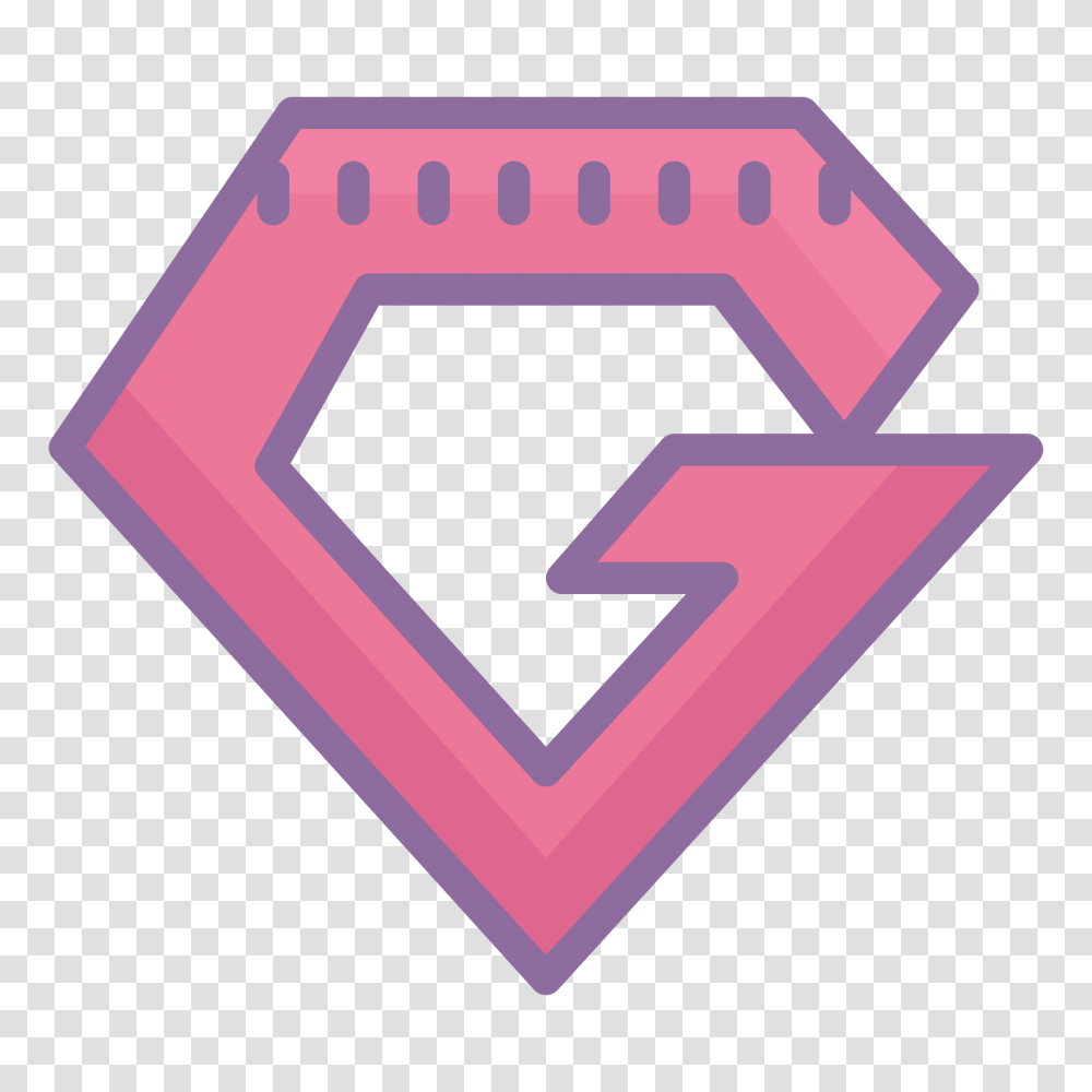 Ruby Gem Icon, Recycling Symbol, Triangle Transparent Png