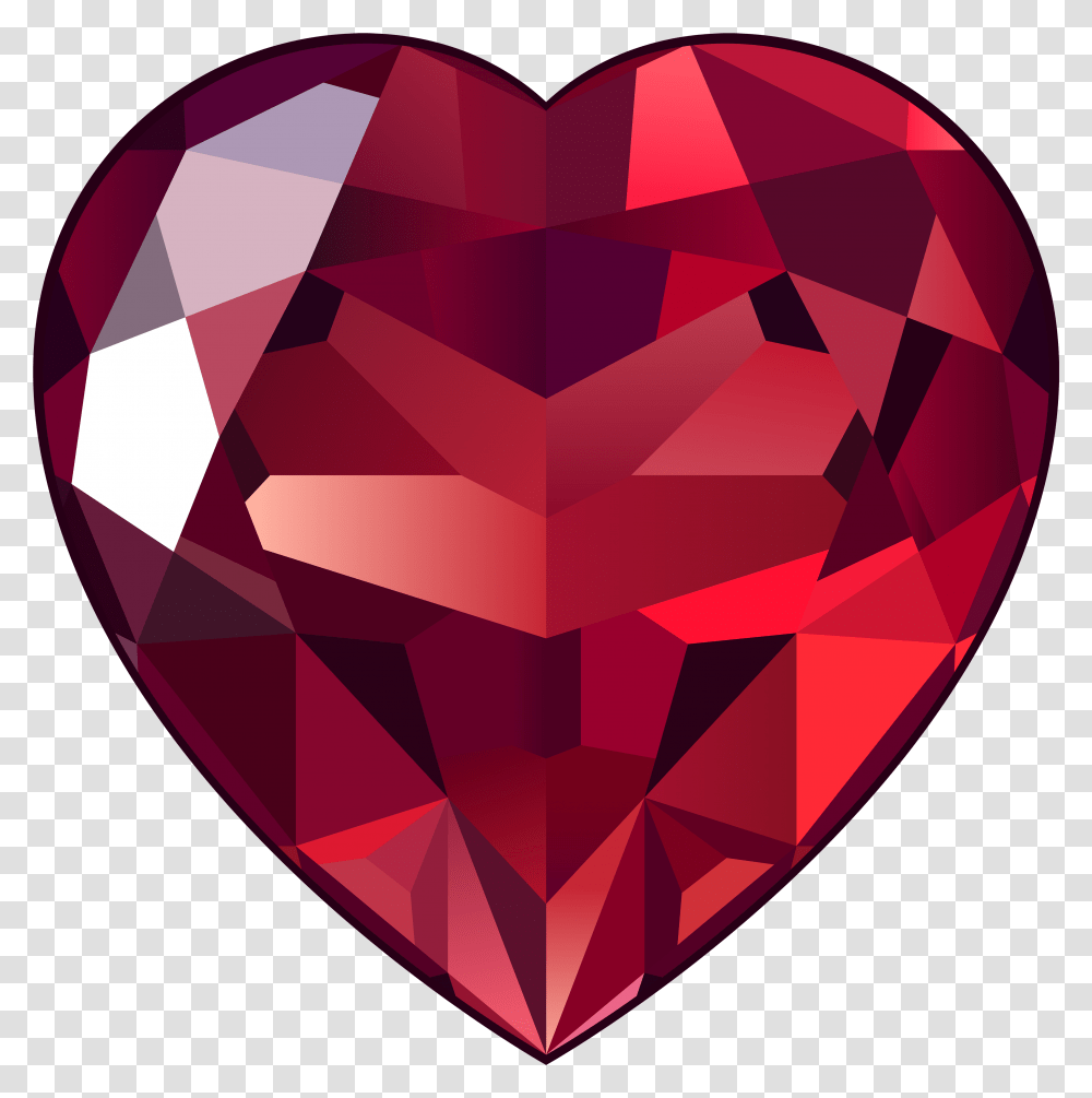Ruby Heart Gem, Diamond, Gemstone, Jewelry, Accessories Transparent Png