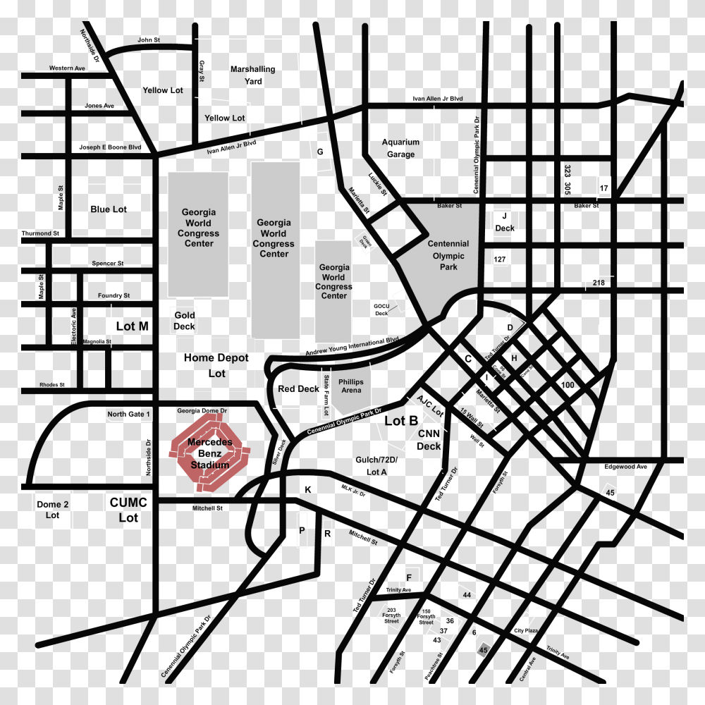 Ruby Lot Mercedes Benz Stadium, Plan, Plot, Diagram, Neighborhood Transparent Png
