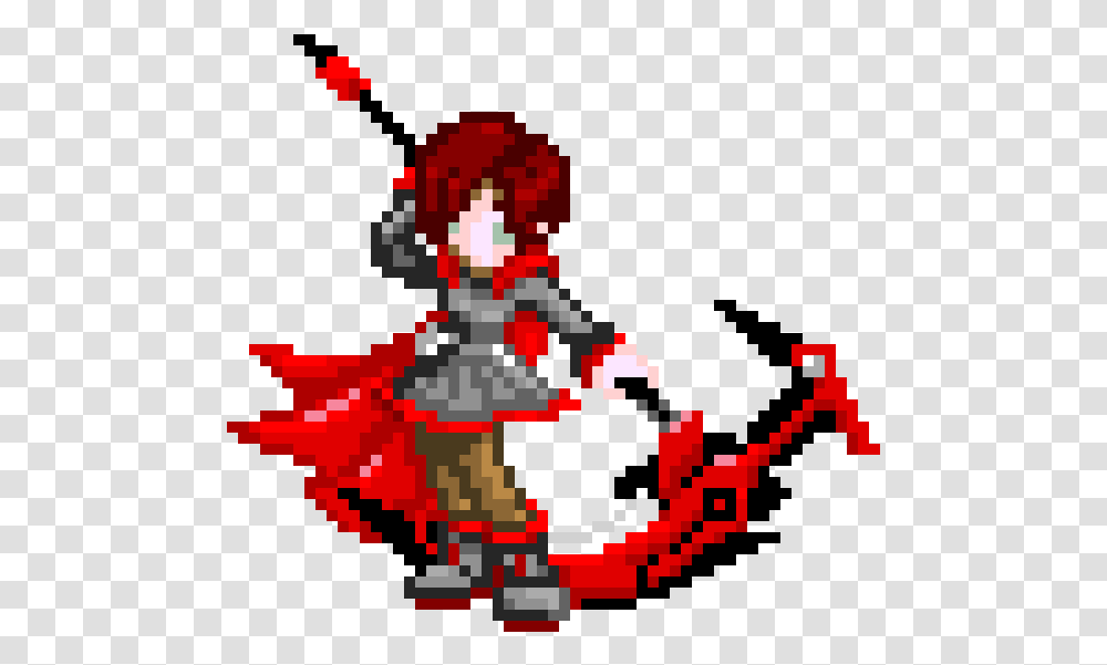 Ruby Rose Pixel Art, Weapon, Weaponry Transparent Png