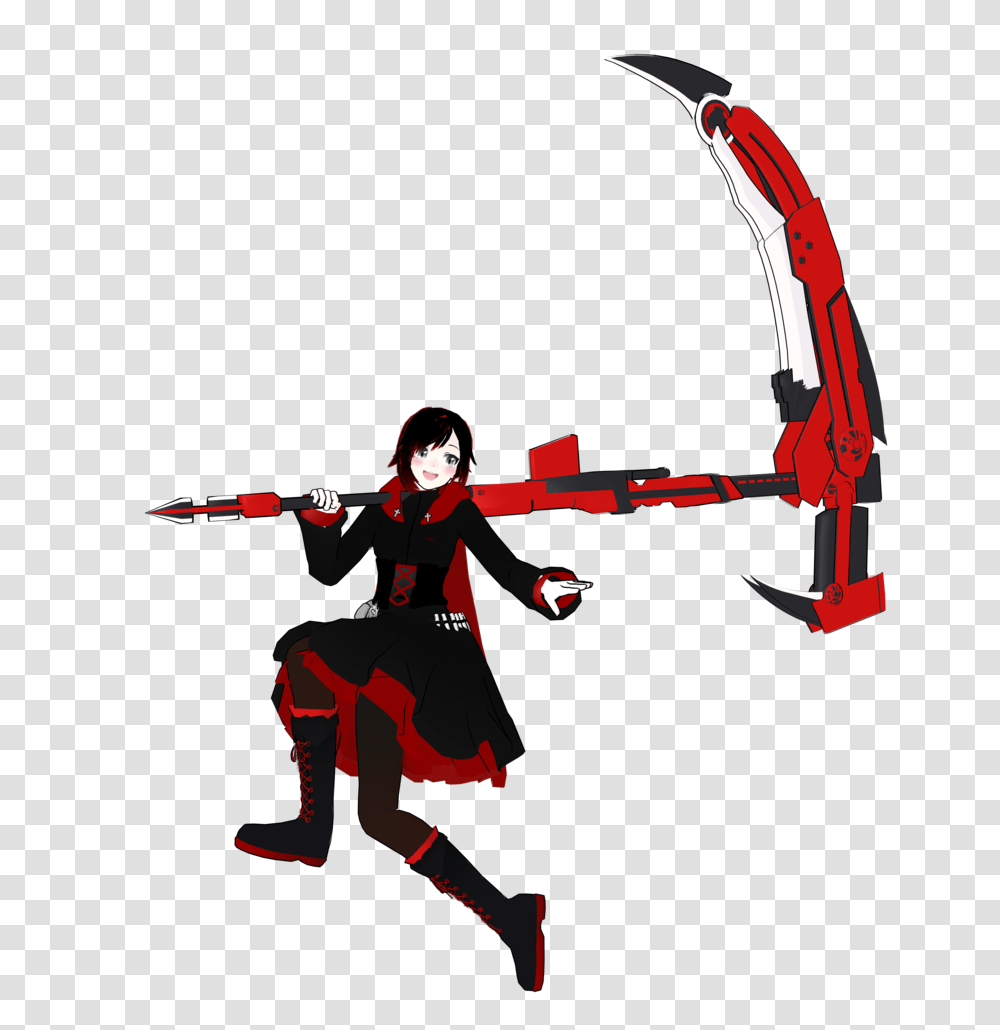Ruby Rose Render, Bow, Person, Human, Sport Transparent Png