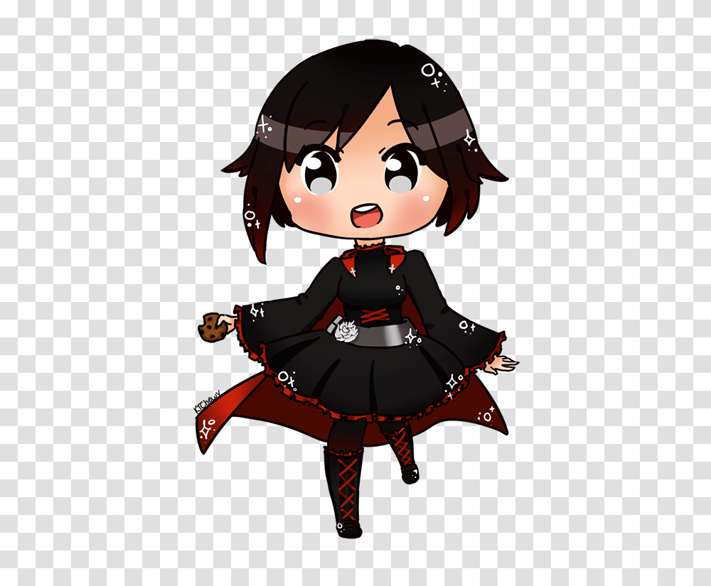 Ruby Rose Rip Monty Oum Ruby Rose Rwby And Anime, Face Transparent Png