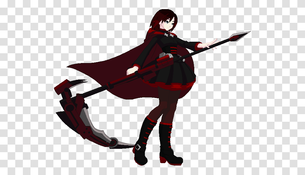 Ruby Rose Rwby, Person, Bow, Ninja Transparent Png