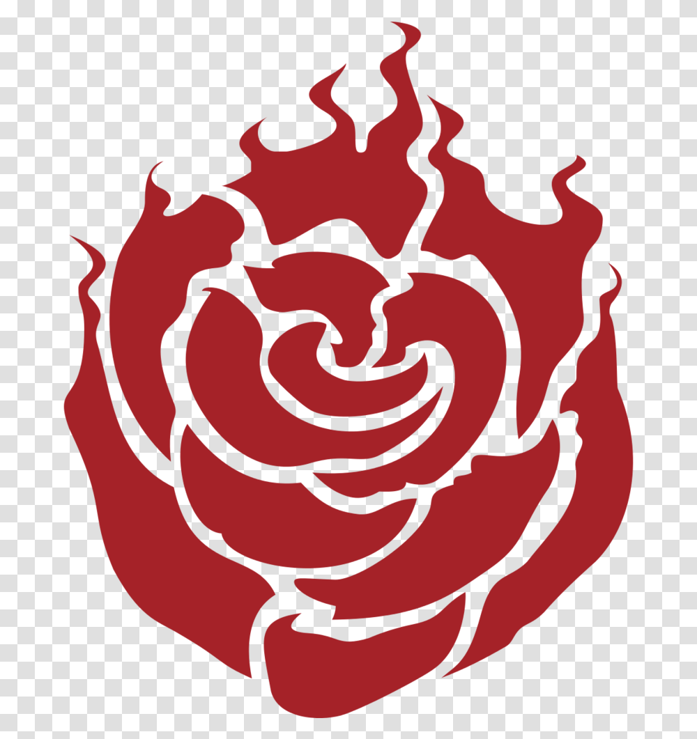Ruby Rose Symbol Rwby, Painting, Spiral, Heart Transparent Png