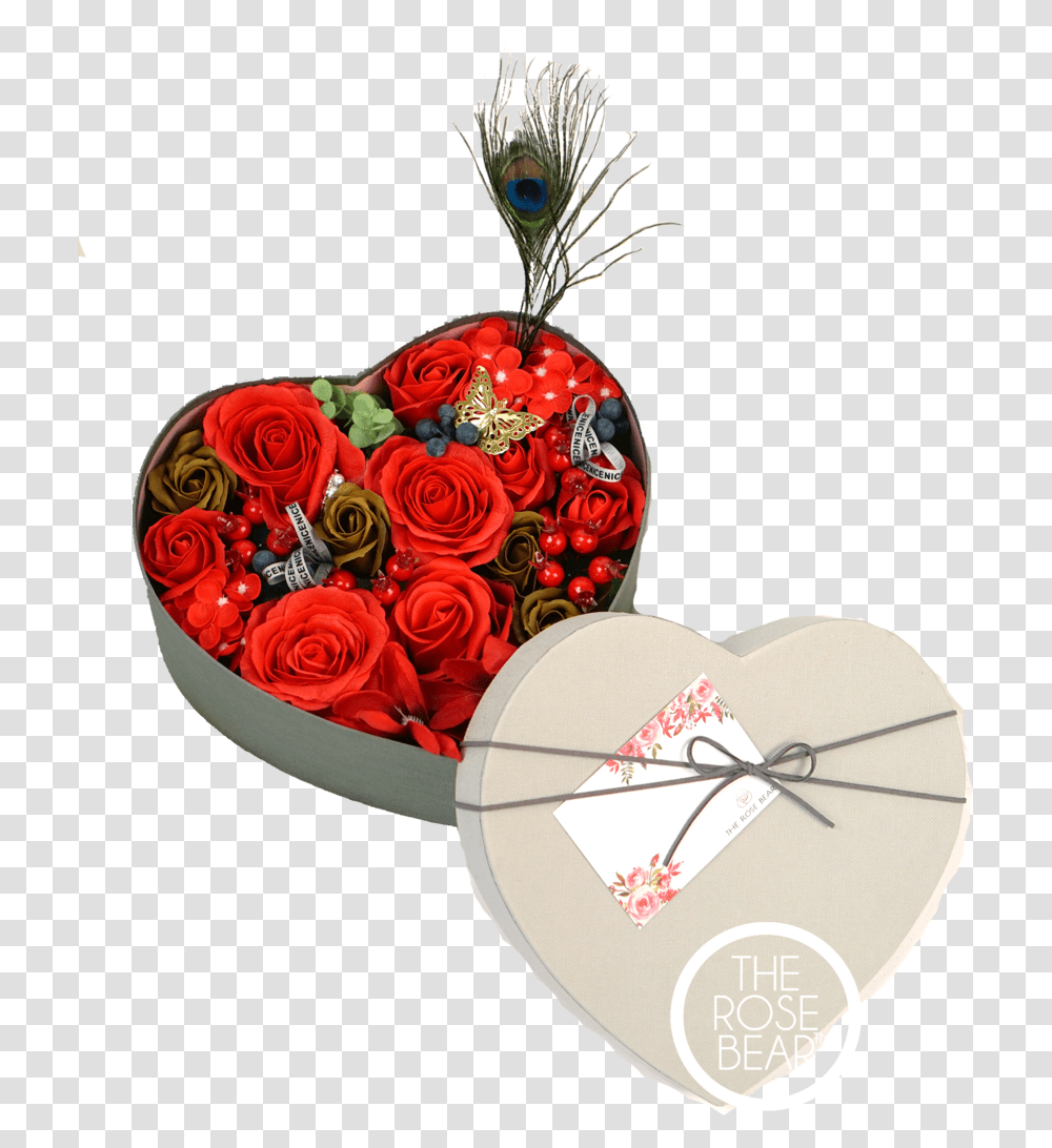 Ruby Roses In A Heart Box Portable Network Graphics, Ornament, Plant, Pattern, Flower Transparent Png