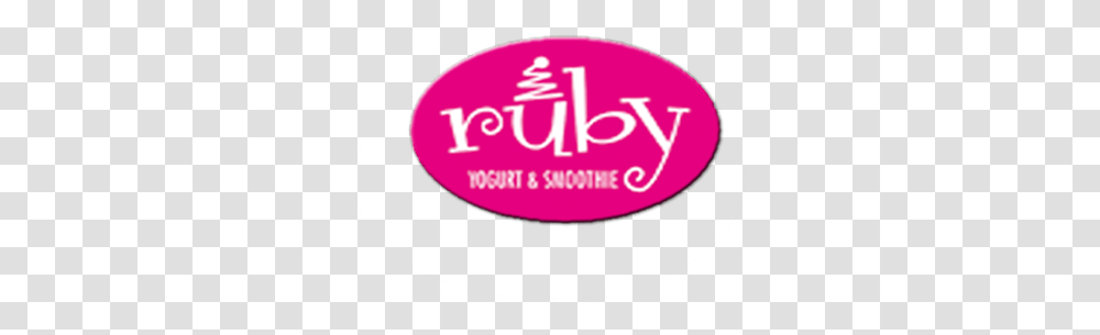 Ruby Yogurt Smoothies Graphic Design, Label, Logo Transparent Png