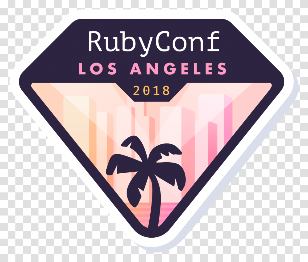 Rubyconf 2018 Logo Original Rubyconf 2018, Label, Leaf, Plant Transparent Png