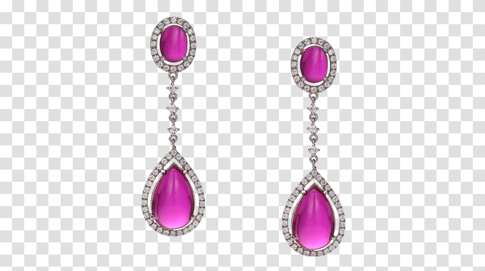 Rubylite And Diamond Earrings, Jewelry, Accessories, Accessory, Gemstone Transparent Png