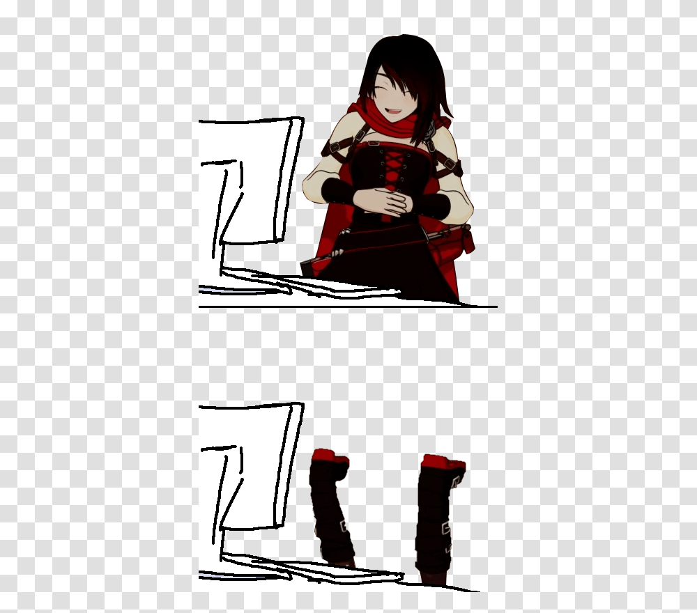 Rubys Face When Something Rwby Know Your Meme, Leisure Activities, Bagpipe, Musical Instrument, Person Transparent Png