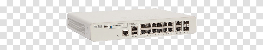 Ruckus Icx 7150 C12p Compact Switch Image Ethernet Hub, Electronics, Hardware, Router, Server Transparent Png
