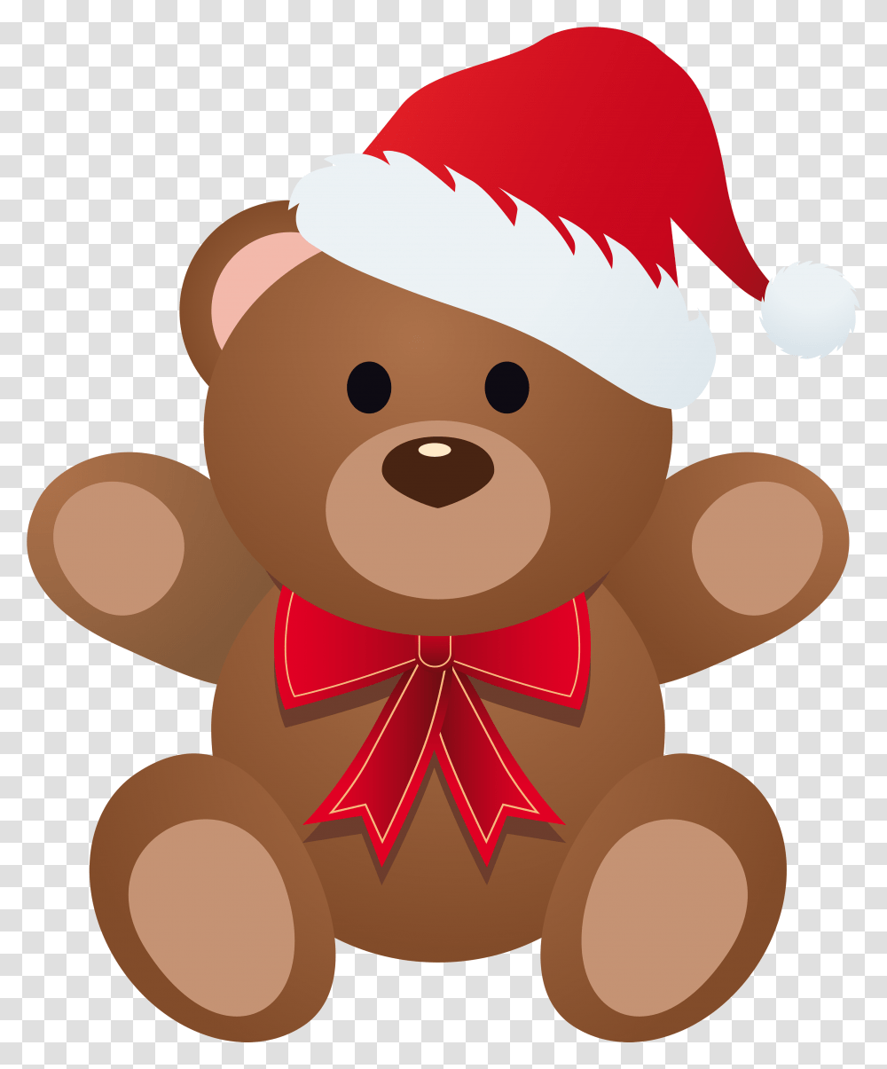Rudolph Bear Santa Claus Christmas Cartoon Christmas Teddy Bear, Elf, Snowman, Winter, Outdoors Transparent Png