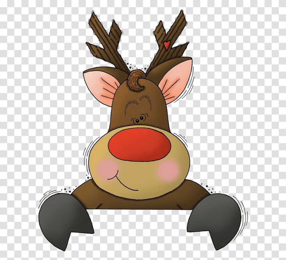 Rudolph Christmas Free Image Arts Free Reindeer Clipart, Mammal, Animal, Wildlife, Aardvark Transparent Png
