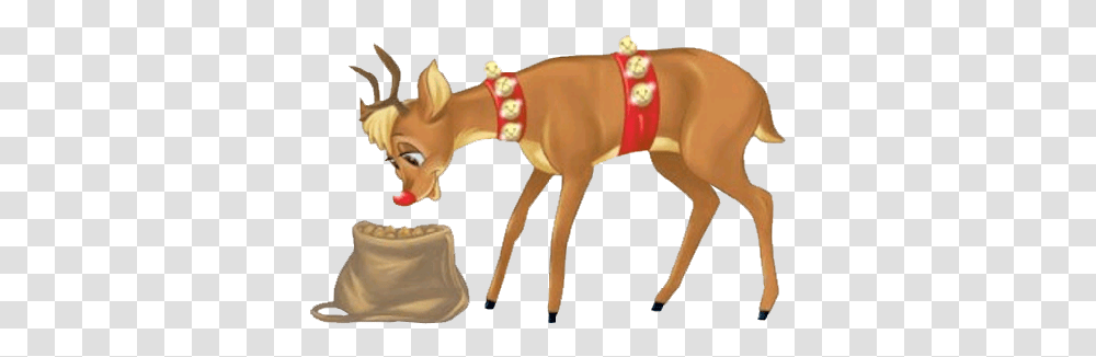 Rudolph Christmas Picture Arts Reindeer Rudolph Red Nose, Animal, Mammal, Person, Human Transparent Png