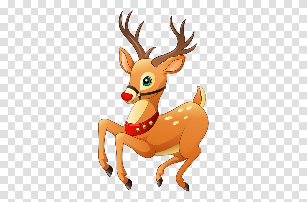 Rudolph Clip Art Image Elochnye Igrushki Art, Deer, Wildlife, Mammal, Animal Transparent Png