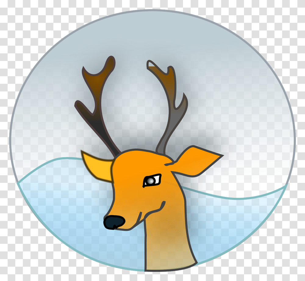 Rudolph, Deer, Wildlife, Mammal, Animal Transparent Png