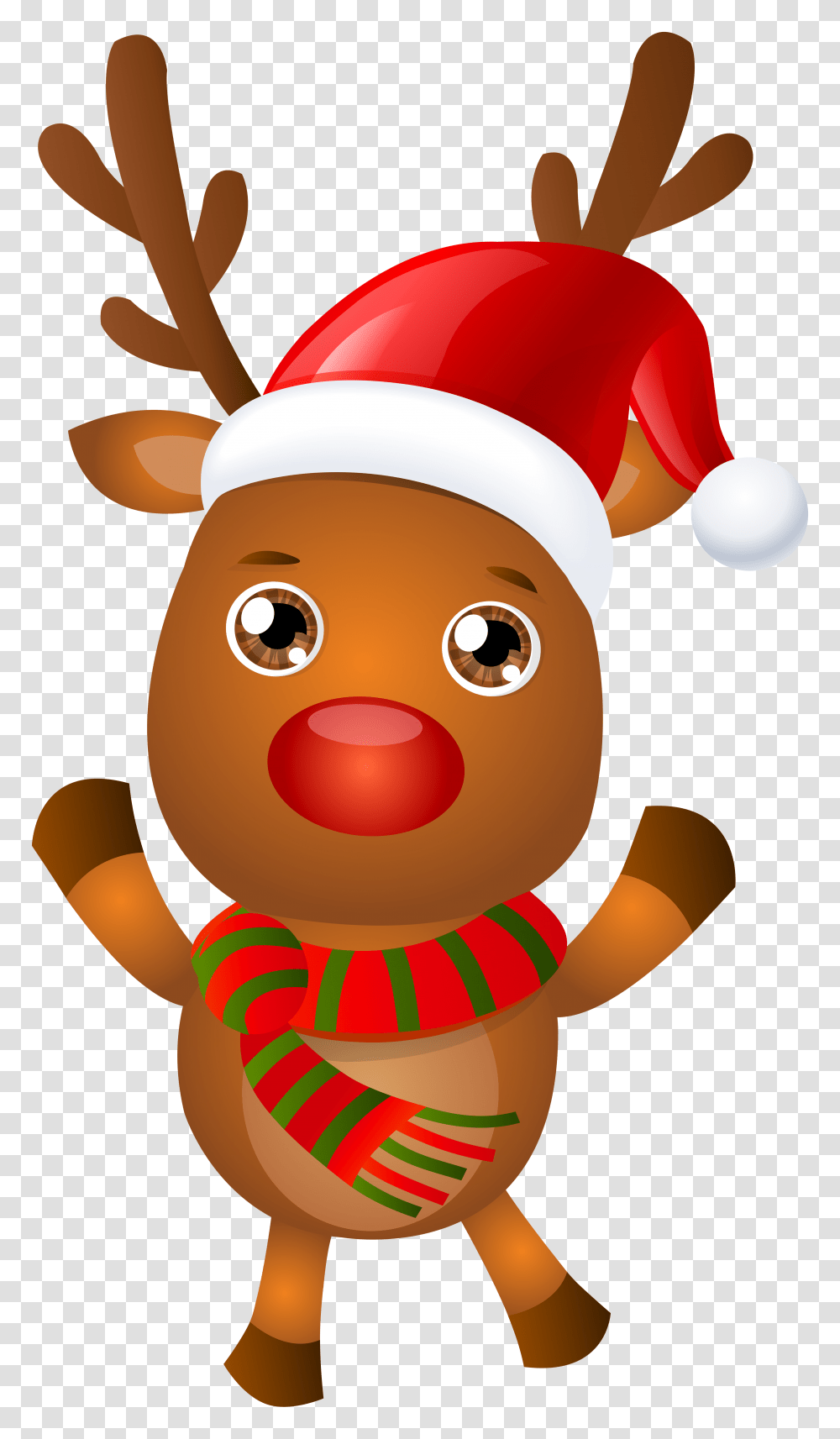 Rudolph Reindeer Clip, Food, Chef, Balloon Transparent Png